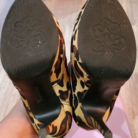 X-Appeal size 6 leopard heeled ankle boots - Picture 6 of 6
